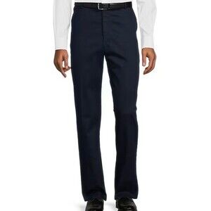 TravelSmart CoreComfort Flat-Front Classic Fit Chino Pants Size 44x32 New